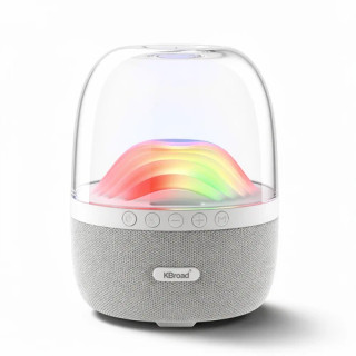 اسپیکر بلوتوثی و دکوراتیو KBroad مدل KTS-1842 | پخش صدای ۳۶۰ درجه و رقص نور LED RGB
