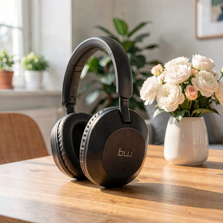 هدفون BW_HF9 با قابلیت نویز کنسلینگ و صدای قوی و کیفیت بالا
