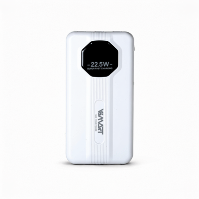 پاوربانک V-Smart مدل VS-516 | ظرفیت 30000 میلیآمپر ساعت، شارژ سریع 22.5 وات و نمایشگر دیجیتال