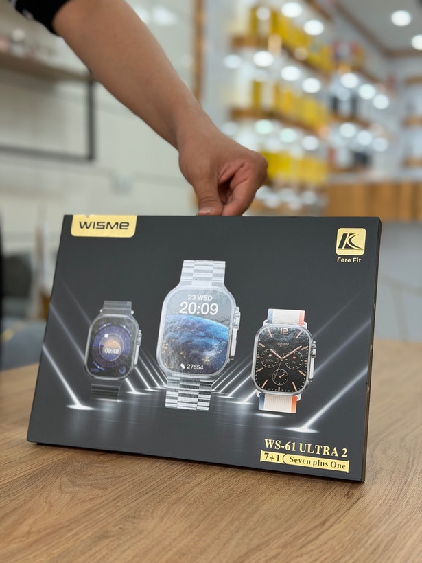 ساعت هوشمند WS-61 Ultra 2 7+1 با تنوعی بینظیر از انواع بند ها و قابلیت هوشمند