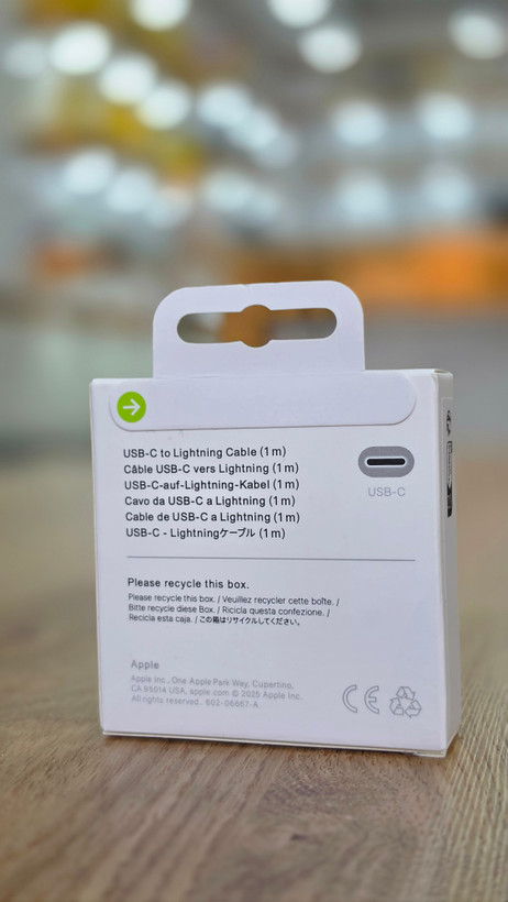 کابل شارژ اورجینال آیفون USB-C به Lightning اپل | مدل A2561