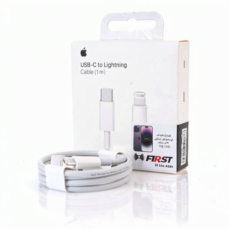 کابل شارژ اورجینال آیفون USB-C به Lightning اپل | مدل A2561