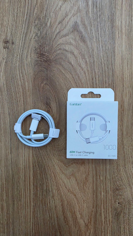 کابل شارژ 60 وات Earldom | مدل EC-166C (پشتیبانی از فناوری Fast Charging)