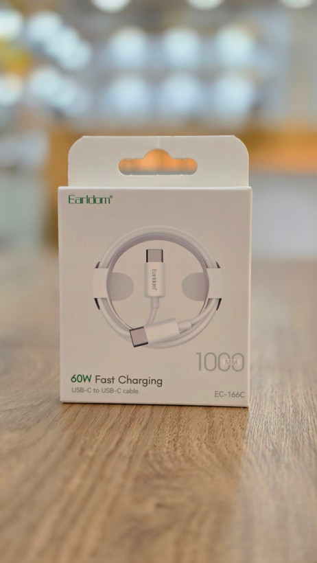 کابل شارژ 60 وات Earldom | مدل EC-166C (پشتیبانی از فناوری Fast Charging)