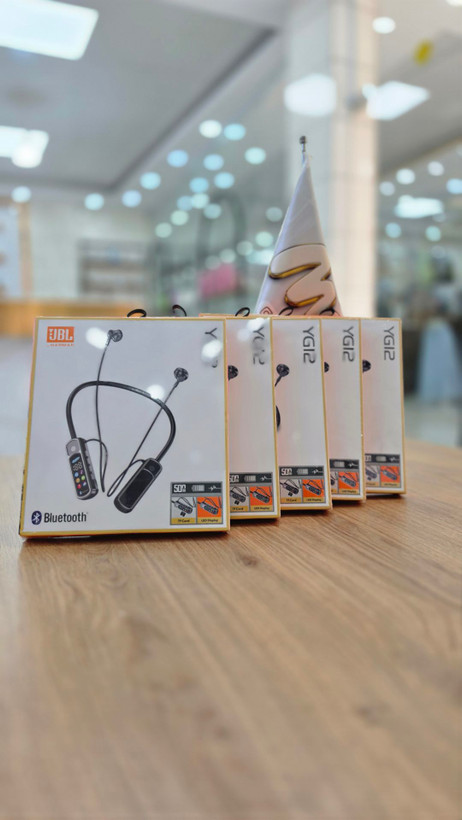 هندزفری گردنی JBL مدل YG12 | نمایشگر LED و پشتیبانی از کارت حافظه