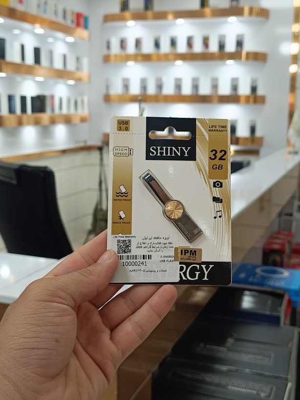 فلش مموری x-ENERGY مدل SHINY | ظرفیت 32 گیگابایت USB 3.0 با گارانتی مادامالعمر