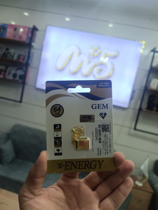 فلش مموری x-ENERGY مدل GEM | ظرفیت 64 گیگابایت با گارانتی مادامالعمر