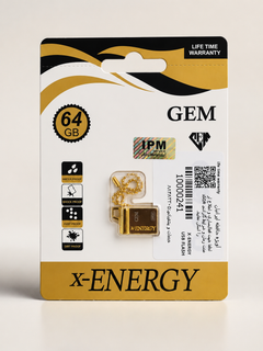 فلش مموری x-ENERGY مدل GEM | ظرفیت 64 گیگابایت با گارانتی مادامالعمر