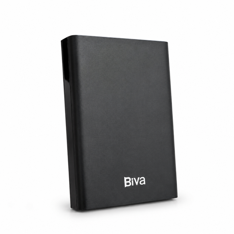 پاوربانک جیبی Biva BP‑013 ظرفیت 10000 میلیآمپر ساعت | شارژ سریع 22.5 وات PD + نمایشگر دیجیتال