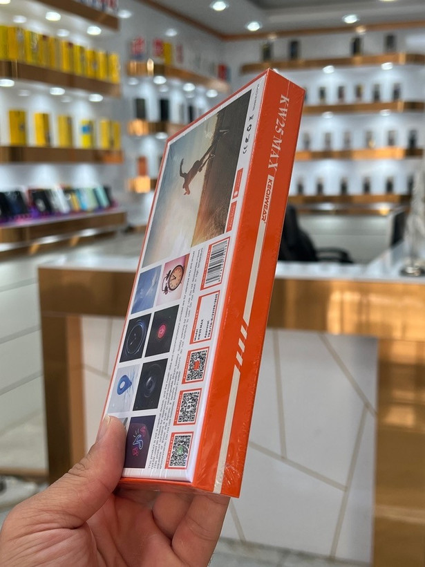 ساعت هوشمند KEQIWEAR مدل KW25 MAX | صفحه 2.01 اینچ | مکالمه بلوتوثی | پکیج 3 بند