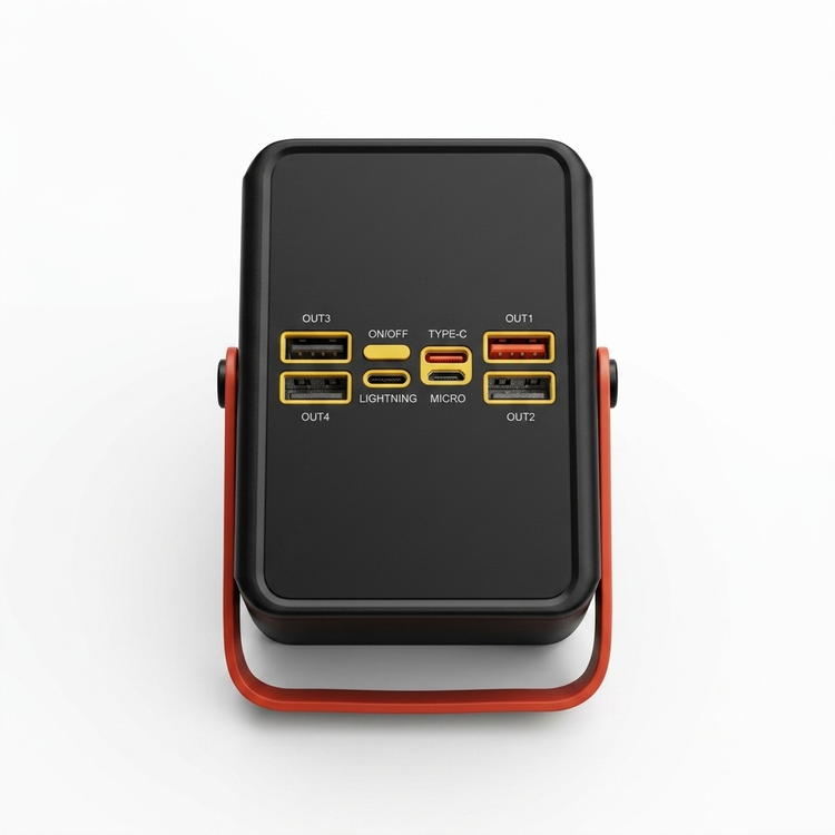 پاوربانک ۸۰۰۰۰ میلیآمپر Zime مدل B18 | مجهز به ۴ خروجی USB و توان ۲۲.۵ وات