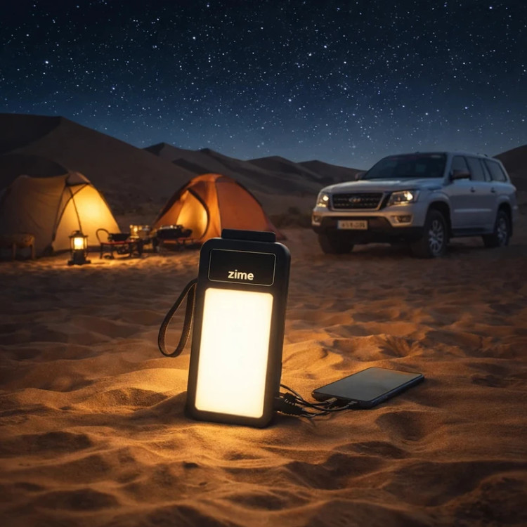پاوربانک ۵۰۰۰۰ میلیآمپر Zime مدل B15 Ultra Pro توان ۲۲.۵ وات (دارای ۴ کابل متصل و چراغ قوه)