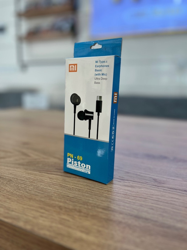 هندزفری تایپ سی شیائومی مدل Piston PN‑69 با Ultra Deep Bass و میکروفون