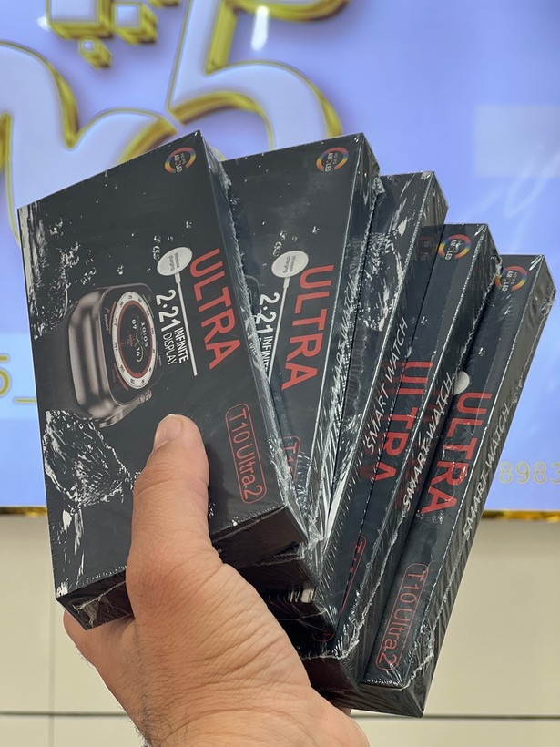 ساعت هوشمند مدل T10 Ultra 2 با صفحه نمایش ۲.۲۱ اینچی HD | شارژ بیسیم و قابلیت تماس بلوتوثی