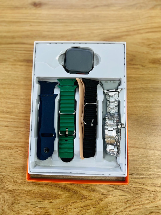 ساعت هوشمند KEQIWEAR مدل KW31 ULTRA 3 | پکیج استثنایی 7+1 (۷ بند + ۱ ساعت) | پشتیبانی از Fere Fit