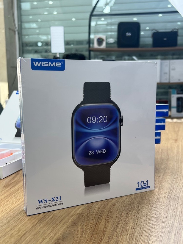 ساعت هوشمند WISME مدل WS-X21 | پک استثنایی 10+1 (یک ساعت + 10 بند متنوع)