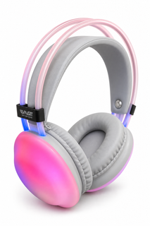 هدفون بلوتوثی و گیمینگ VSAMART مدل VS-911 | مجهز به تکنولوژی Pure Bass و نورپردازی RGB | طراحی تاشو