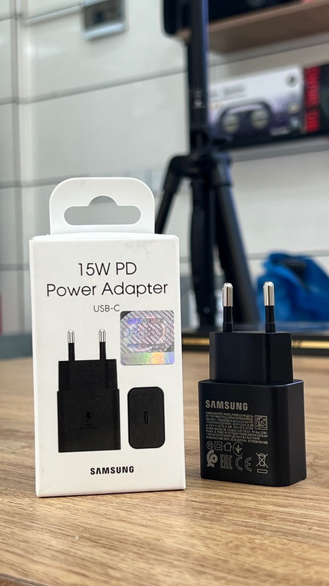 شارژر دیواری سامسونگ EP-TA800 | آداپتور شارژ سریع 15W PD، تک پورت USB-C، اصالت تضمینشده