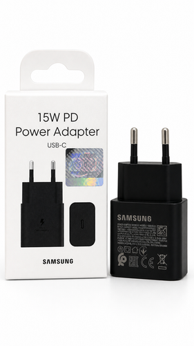شارژر دیواری سامسونگ EP-TA800 | آداپتور شارژ سریع 15W PD، تک پورت USB-C، اصالت تضمینشده