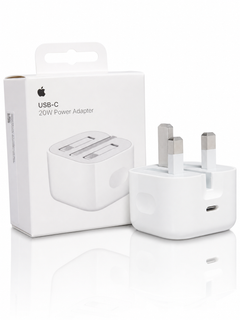 آداپتور شارژ 20W اپل مدل A2344 | باکیفیت و استاندارد | مناسب برای iPhone، iPad و Apple Watch (پین تاشو)