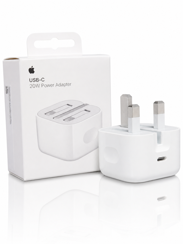 آداپتور شارژ 20W اپل مدل A2344 | باکیفیت و استاندارد | مناسب برای iPhone، iPad و Apple Watch (پین تاشو)