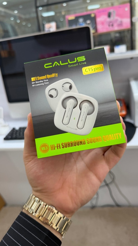 هندزفری بیسیم CALUS مدل C15 Pro | بلوتوث 5.3، کنترل لمسی و ENC
