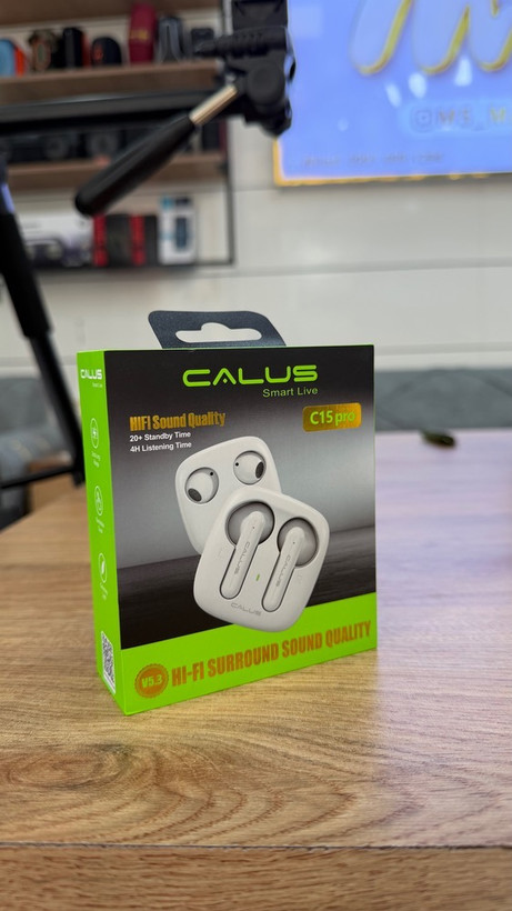 هندزفری بیسیم CALUS مدل C15 Pro | بلوتوث 5.3، کنترل لمسی و ENC