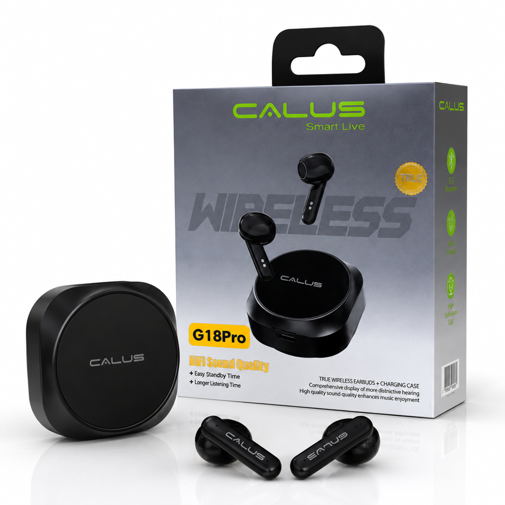 ایرپاد CALUS مدل G18Pro | بلوتوث 5.4 و صدای Hi-Fi