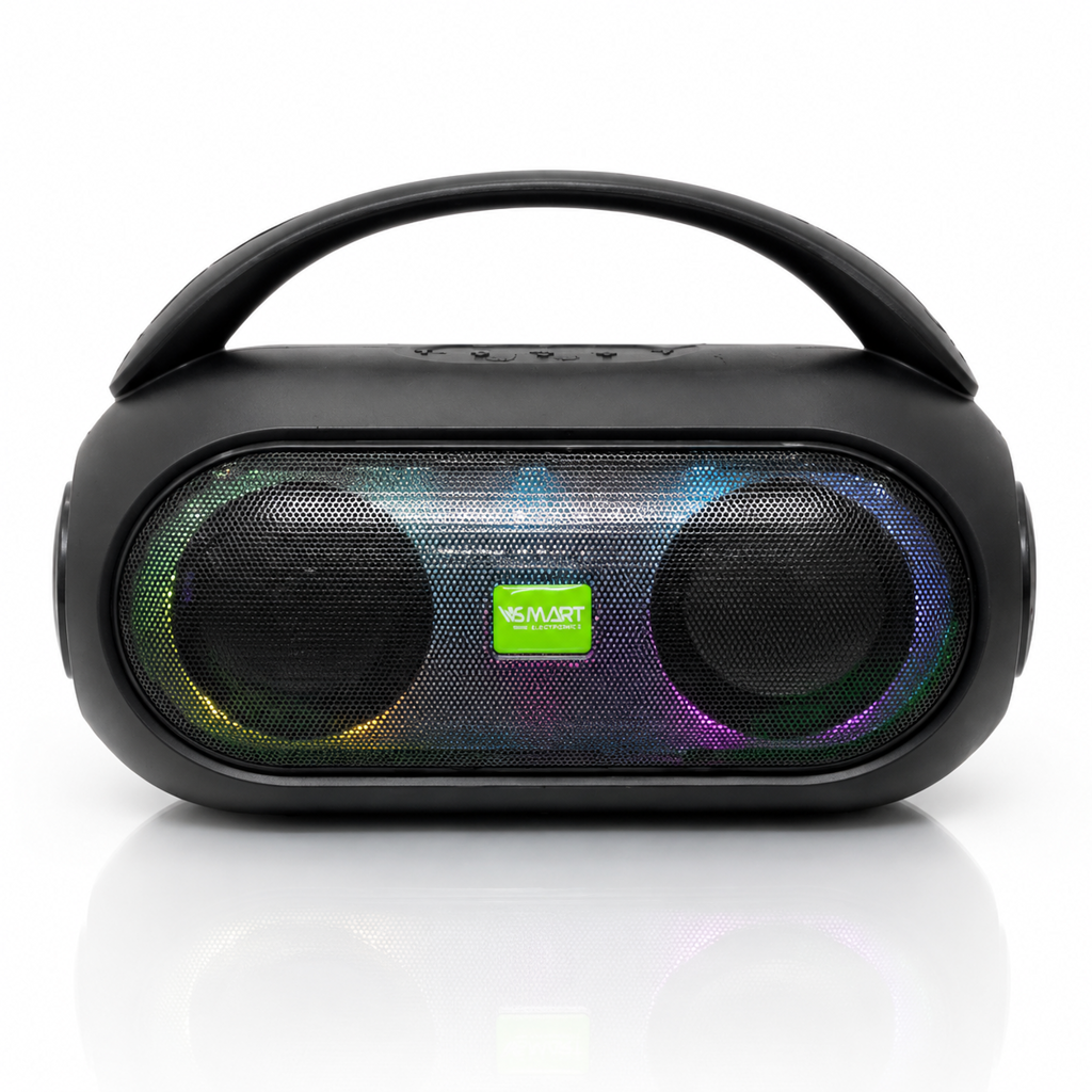 اسپیکر بی‌سیم VSMART مدل VS-811 | صدای استریو، نورپردازی RGB و توان 8 وات
