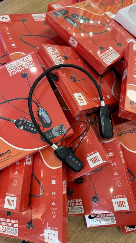 هدفون بیسیم ورزشی JBL Harman مدل YG17 | پشتیبانی از کارت حافظه و نمایشگر LED